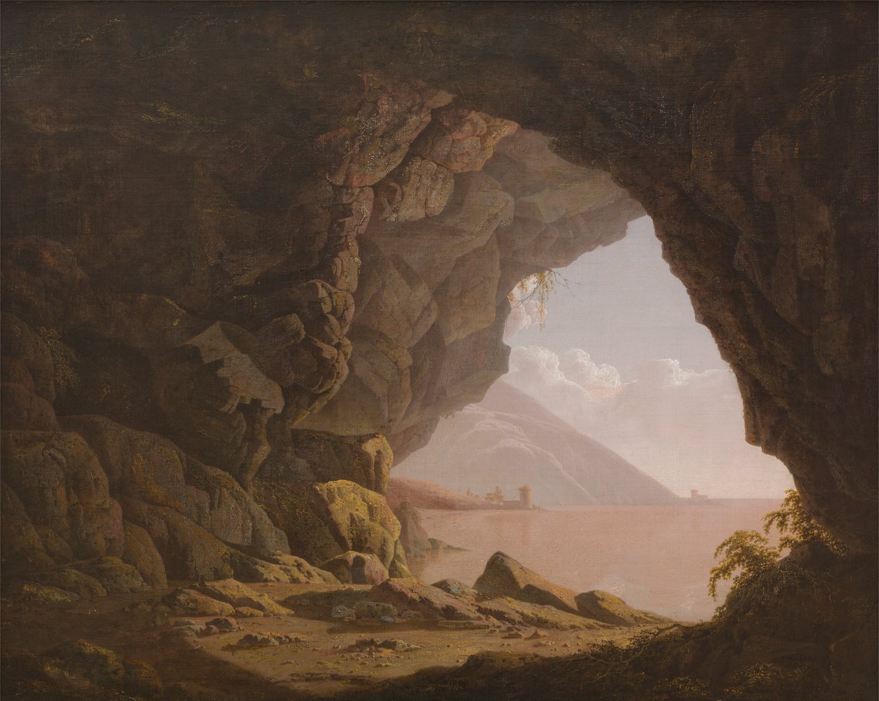 Jaskinia niedaleko Neapolu autorstwa Joseph Wright of Derby