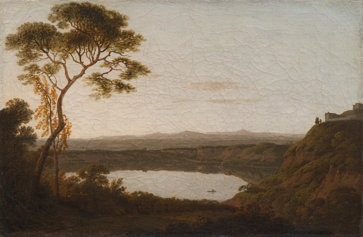 Jezioro Albano autorstwa Joseph Wright of Derby