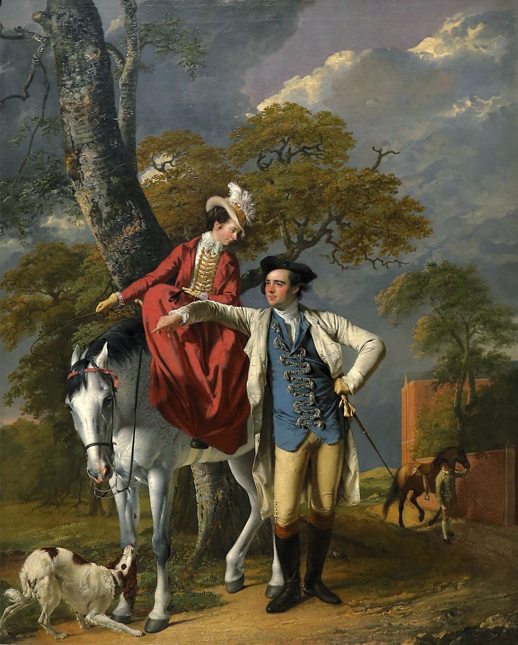 Pan i pani Thomas Coltman, c.1770-72 autorstwa Joseph Wright of Derby