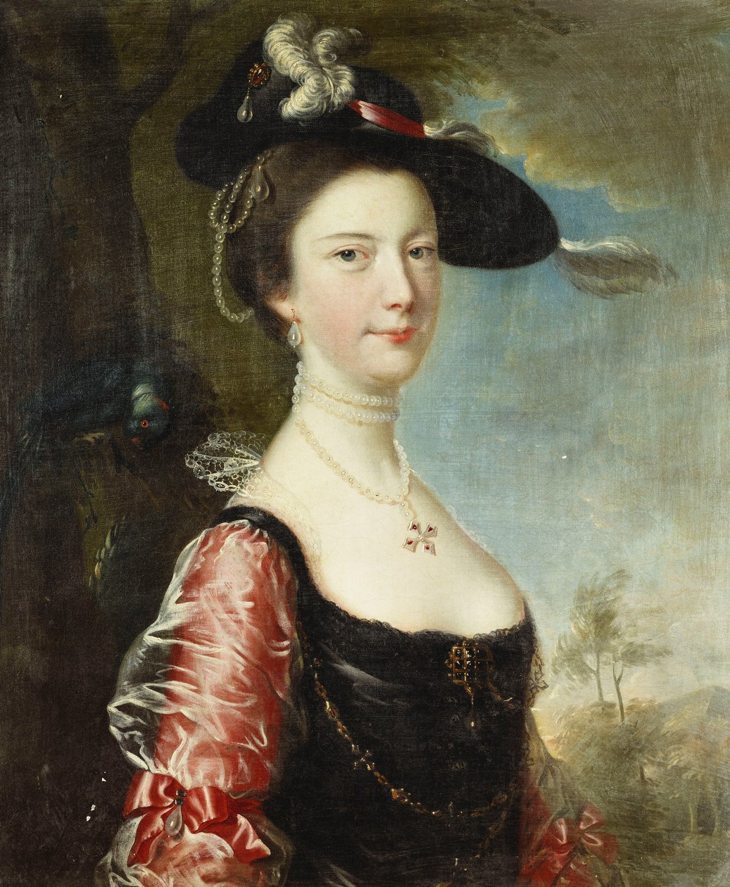 Portret swojej żony, Anny autorstwa Joseph Wright of Derby