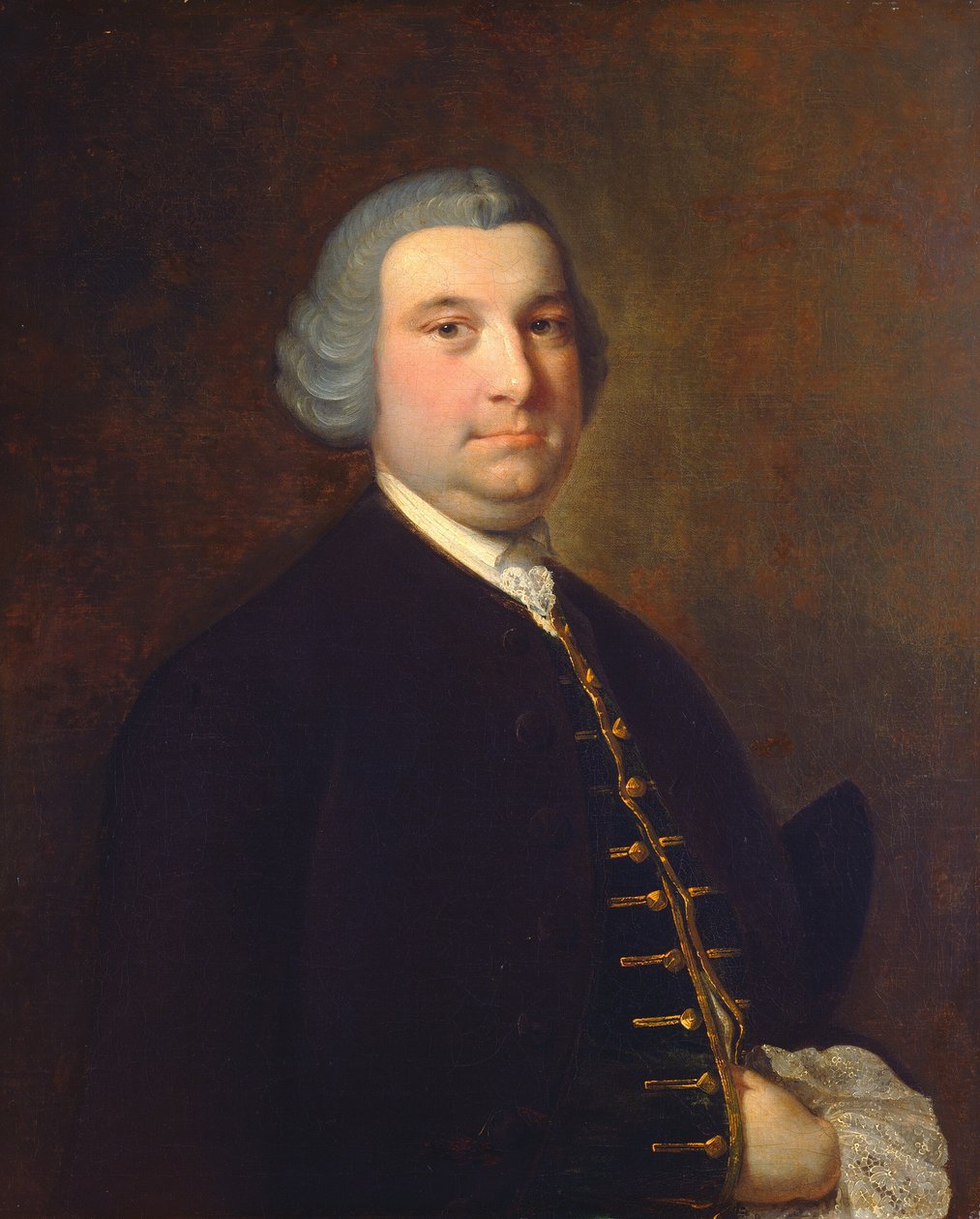 Portret dżentelmena, ca. 1760. autorstwa Joseph Wright of Derby