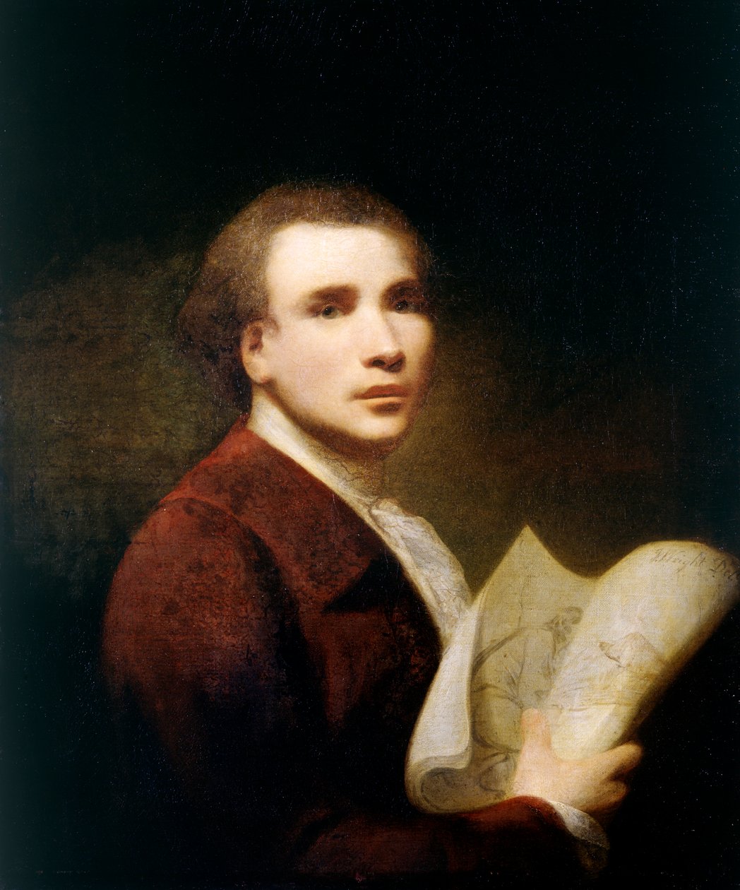 Autoportret (olej na płótnie) autorstwa Joseph Wright of Derby