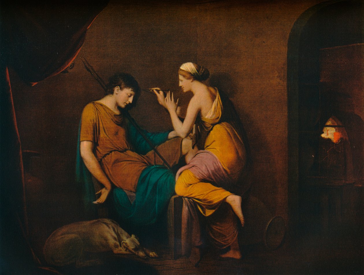 Pokojówka w Koryncie, 1782-1784, 1930. autorstwa Joseph Wright of Derby