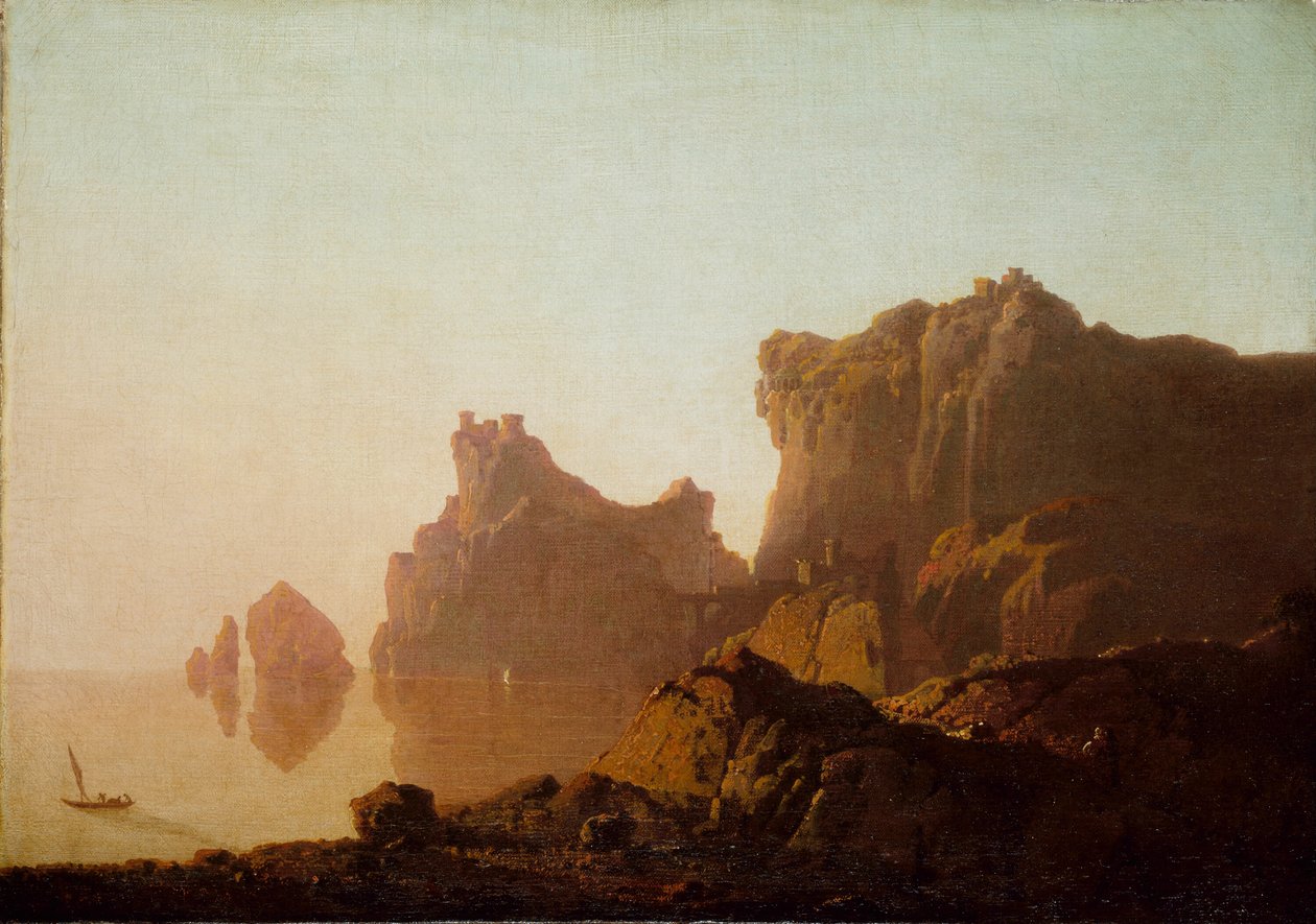 Zatoka Salerno autorstwa Joseph Wright of Derby
