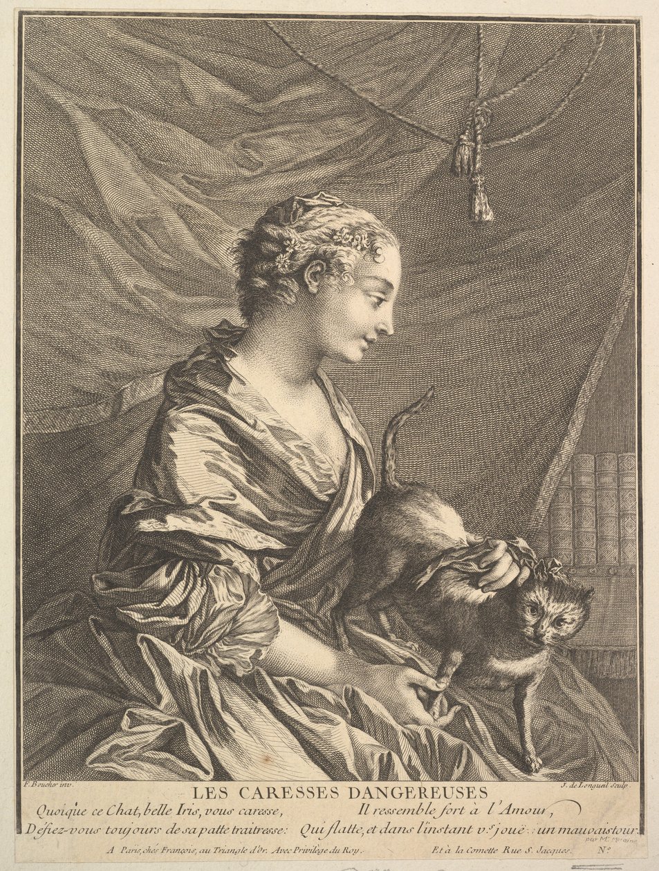 Niebezpieczne pieszczoty. autorstwa Joseph de Longueil