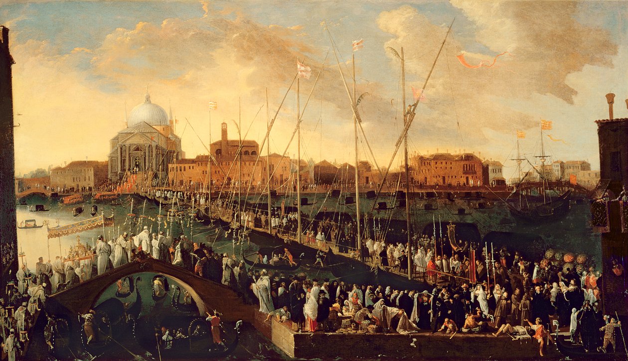 Procesja Redentore autorstwa Joseph Heintz der Jüngere
