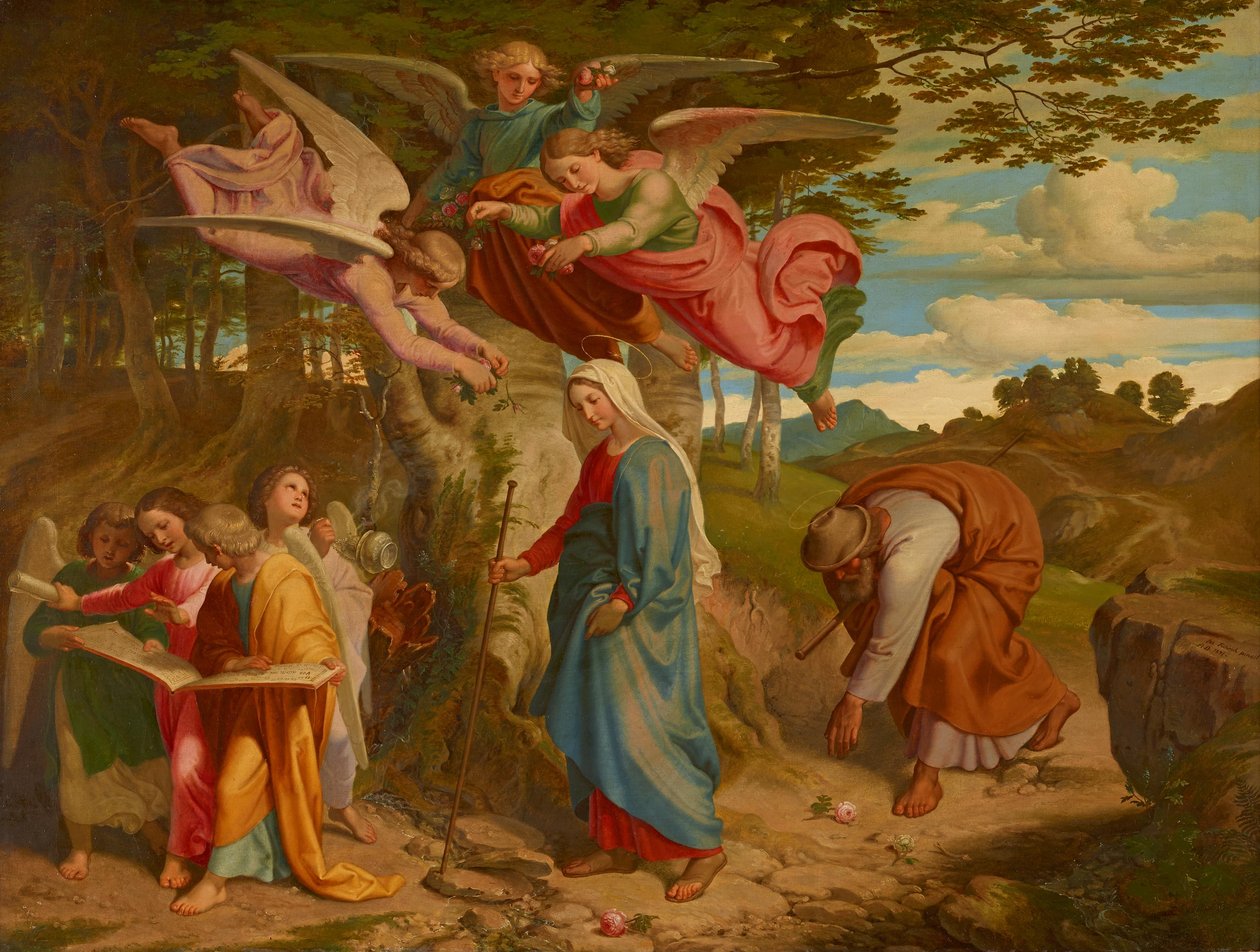 Przejście Maryi przez góry autorstwa Joseph von Fuhrich