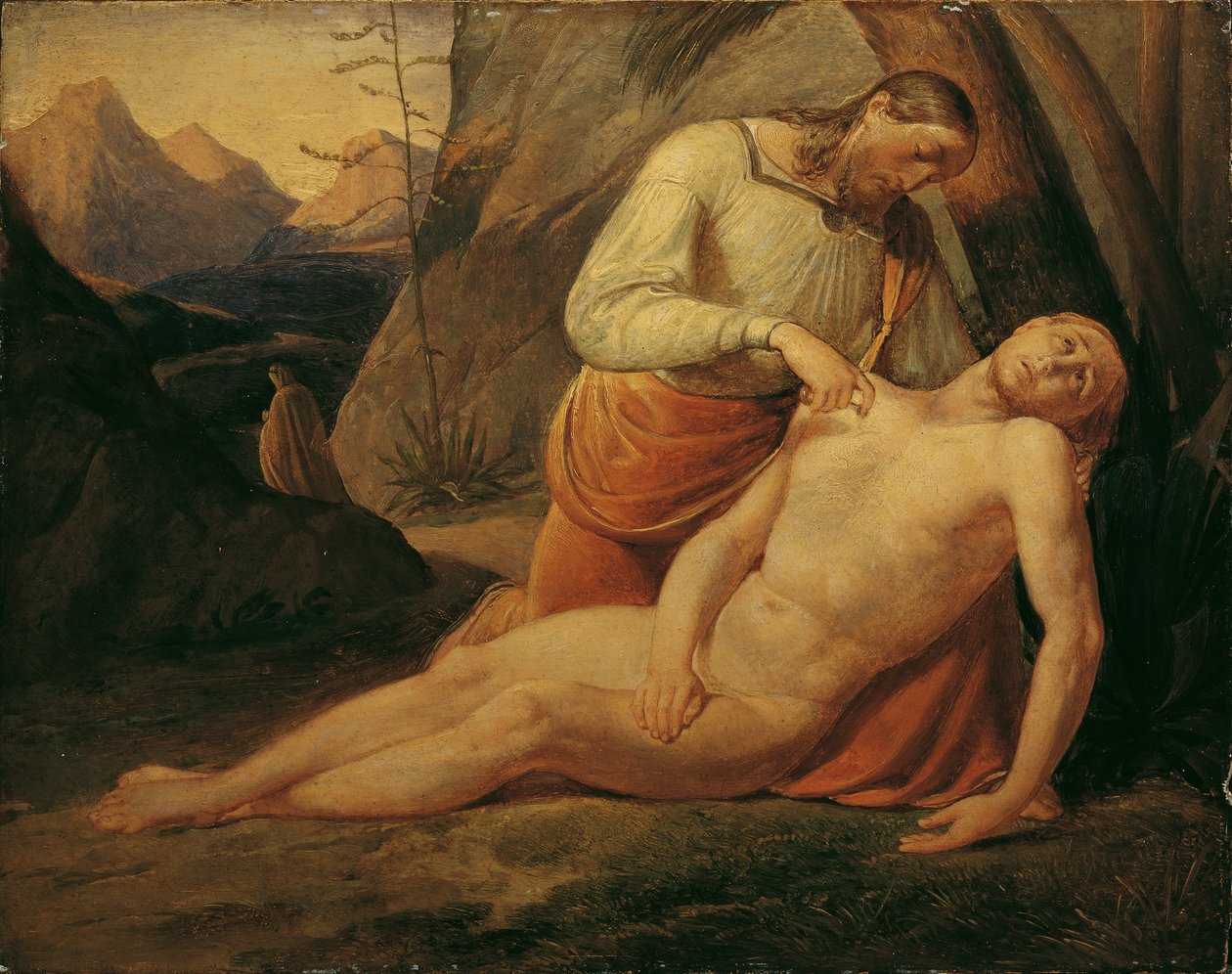 Dobry Samarytanin autorstwa Joseph von Fuhrich