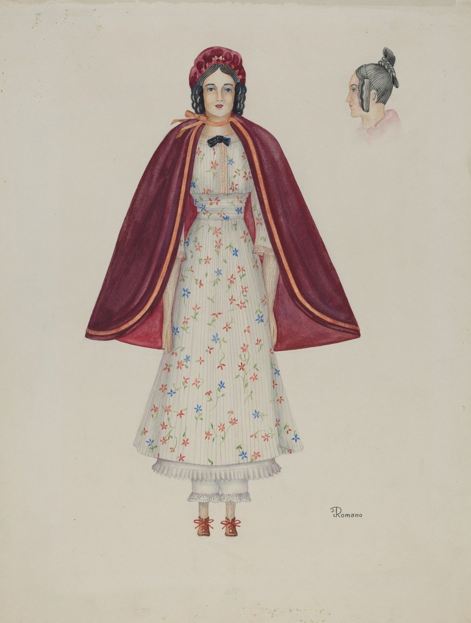 Lalka - Oszczędzanie Narcyzy, ok. 1900 r. 1937. autorstwa Josephine C. Romano