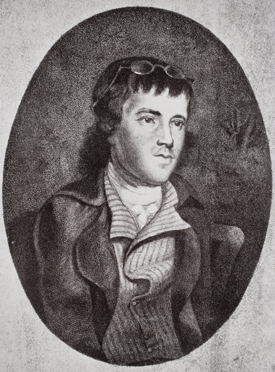 George Dyer (1755-1841), lat 40, z „Życia Charlesa Lamba, tom I” E.V. Lucas, opublikowany 1905 autorstwa Joshua Cristall