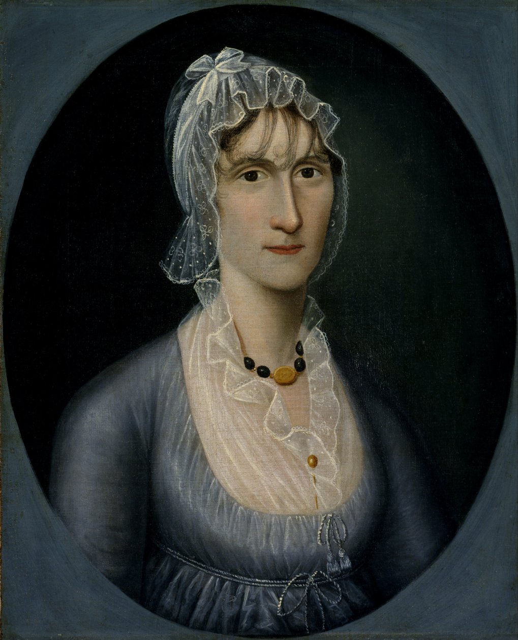Portret pani Barbary Baker Murphy (żony kapitana morskiego) autorstwa Joshua Johnson
