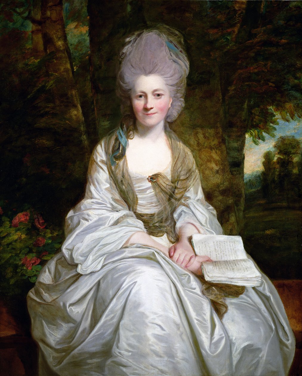 Portret Dorothy Vaughan, hrabiny Lisburne, ok. 1777 autorstwa Joshua Reynolds