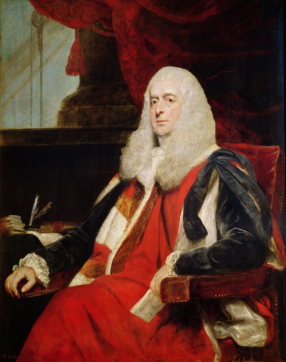Alexander Loughborough, hrabia Rosslyn i lord kanclerz, 1785 autorstwa Joshua Reynolds