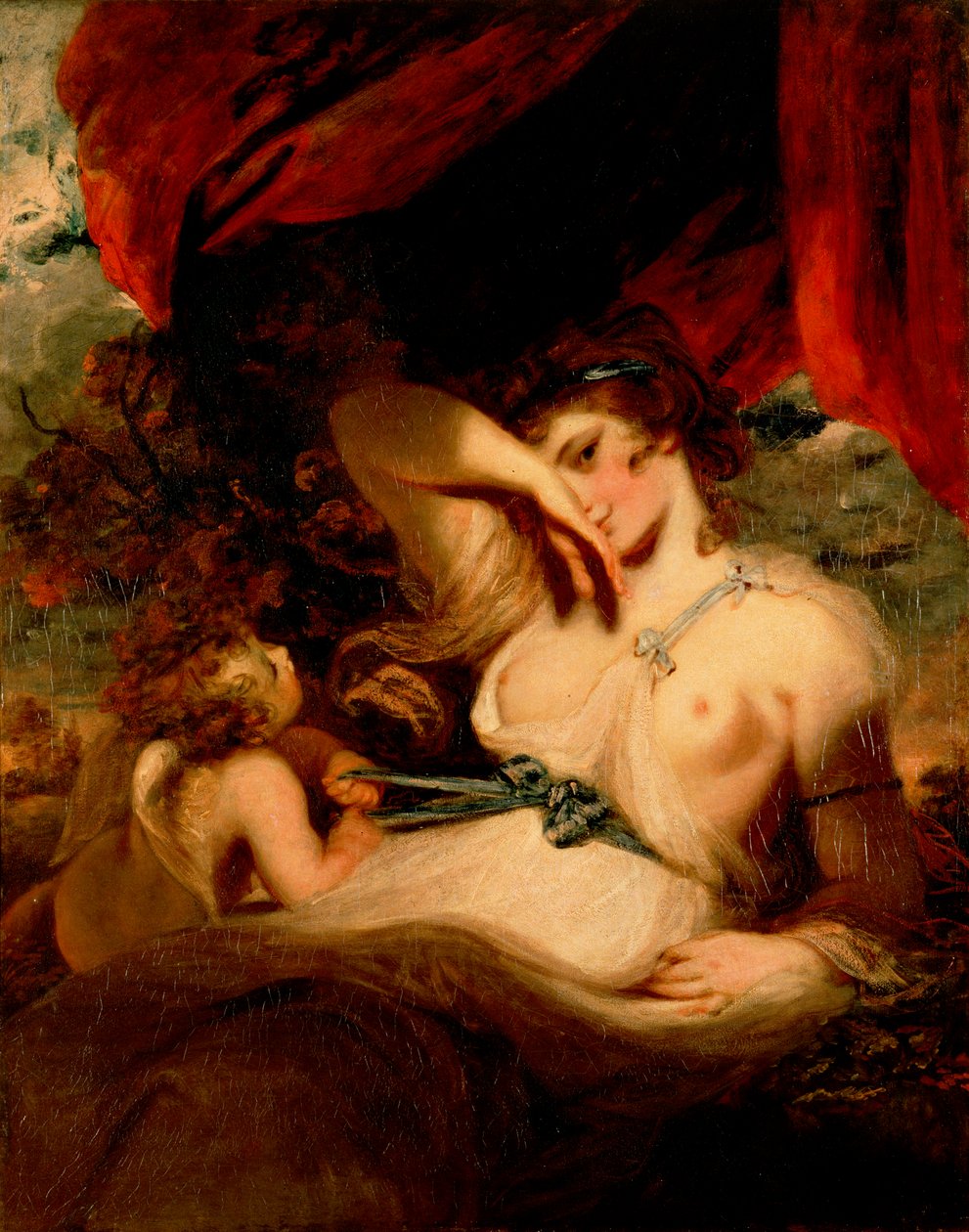 Kupidyn rozwiązuje strefę Wenus autorstwa Joshua Reynolds