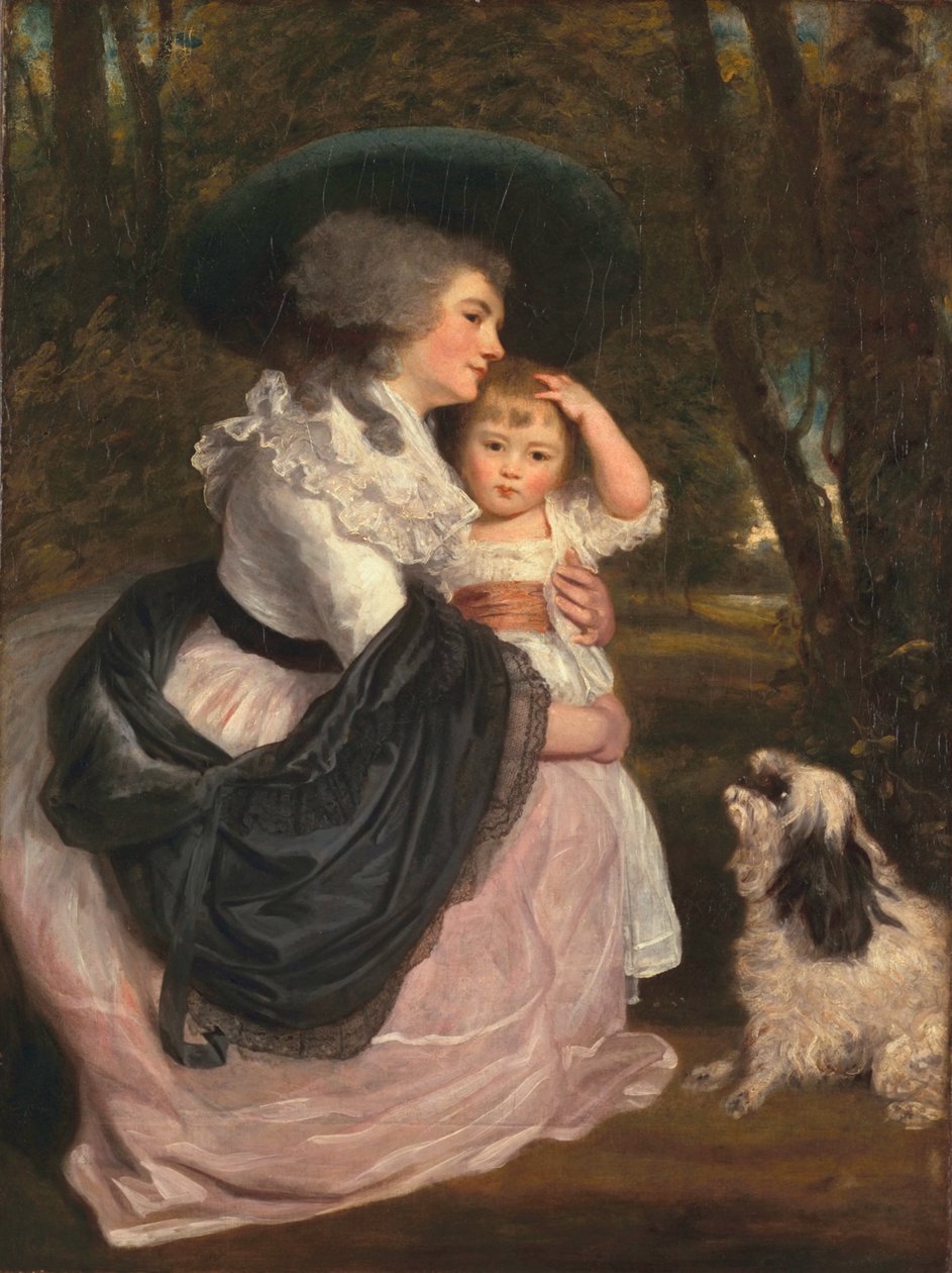 Lavinia, hrabina Spencer i John Charles Spencer, wicehrabia Althorp, później hrabia Spencer, c.1783-84 autorstwa Joshua Reynolds