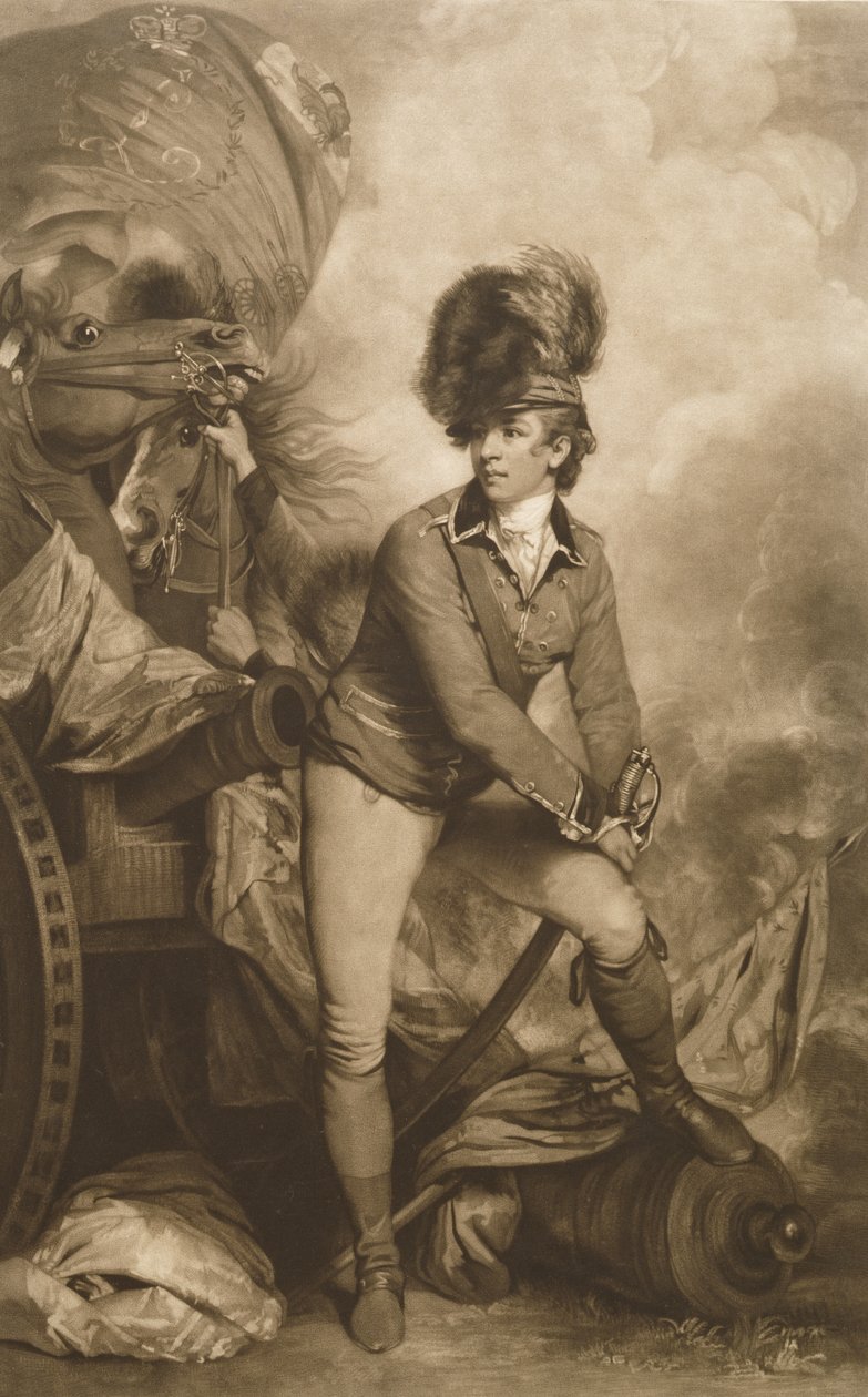 Podpułkownik Banastre Tarleton, grawerowane przez Johna Raphaela Smitha, 1782 autorstwa Joshua Reynolds