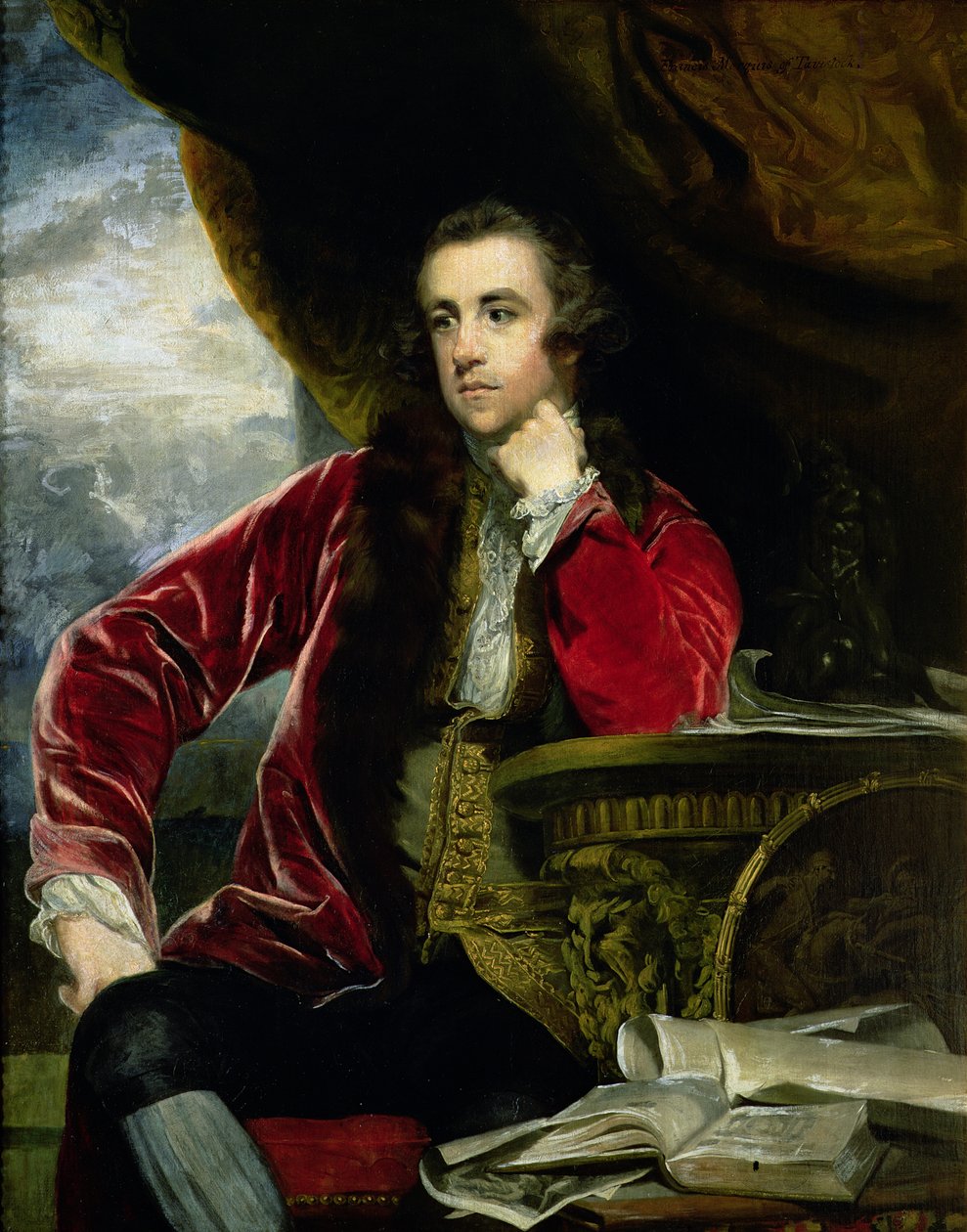 Portret Francisa Russella, markiza Tavistock (zm. 1767) autorstwa Joshua Reynolds