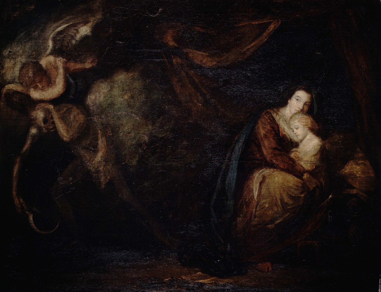 Wyzdrowienie z choroby, alegoria autorstwa Joshua Reynolds