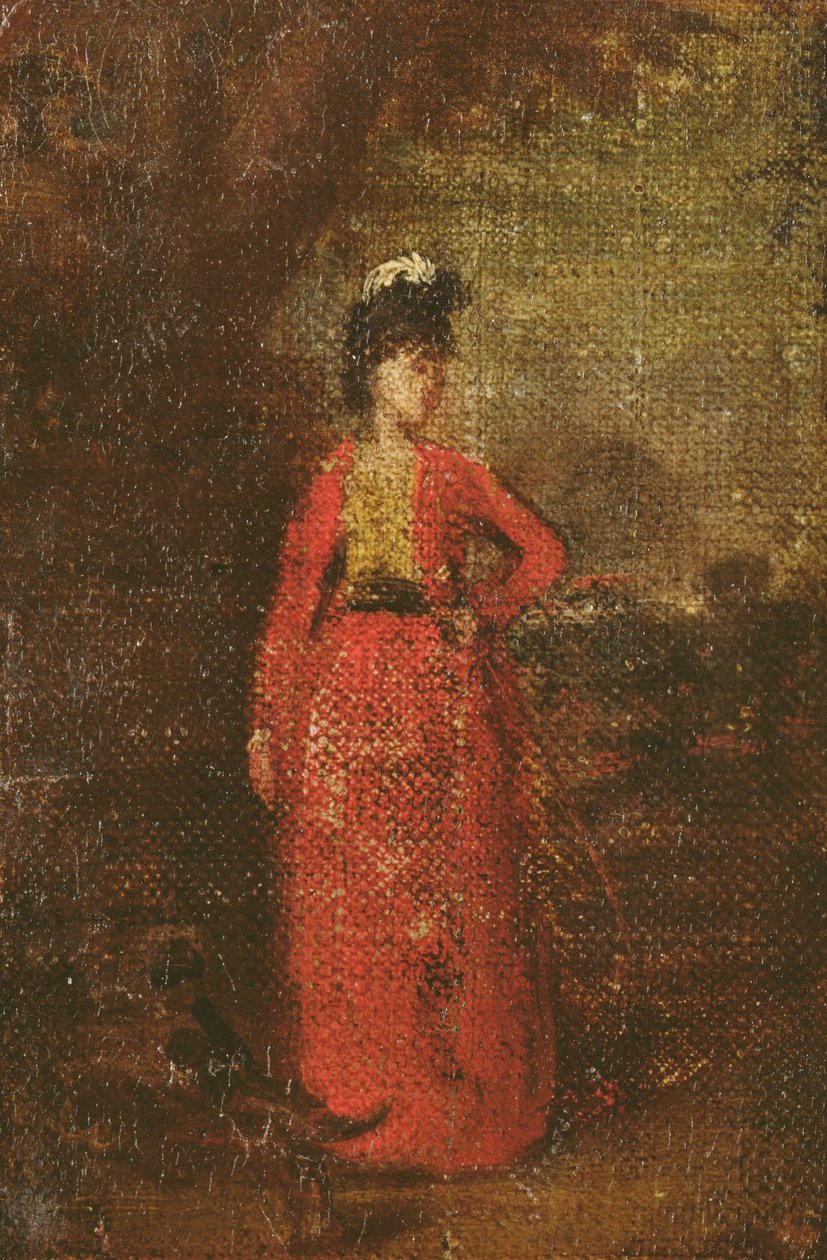 Szkic do Lady Worsley, ok. 1776 (olej na płótnie ułożony na desce) (zob. 679) autorstwa Joshua Reynolds