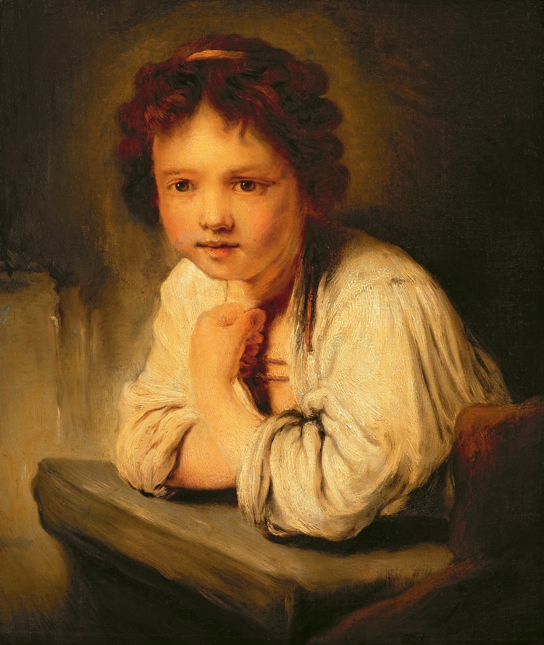 Młoda dziewczyna przy oknie autorstwa Joshua Reynolds