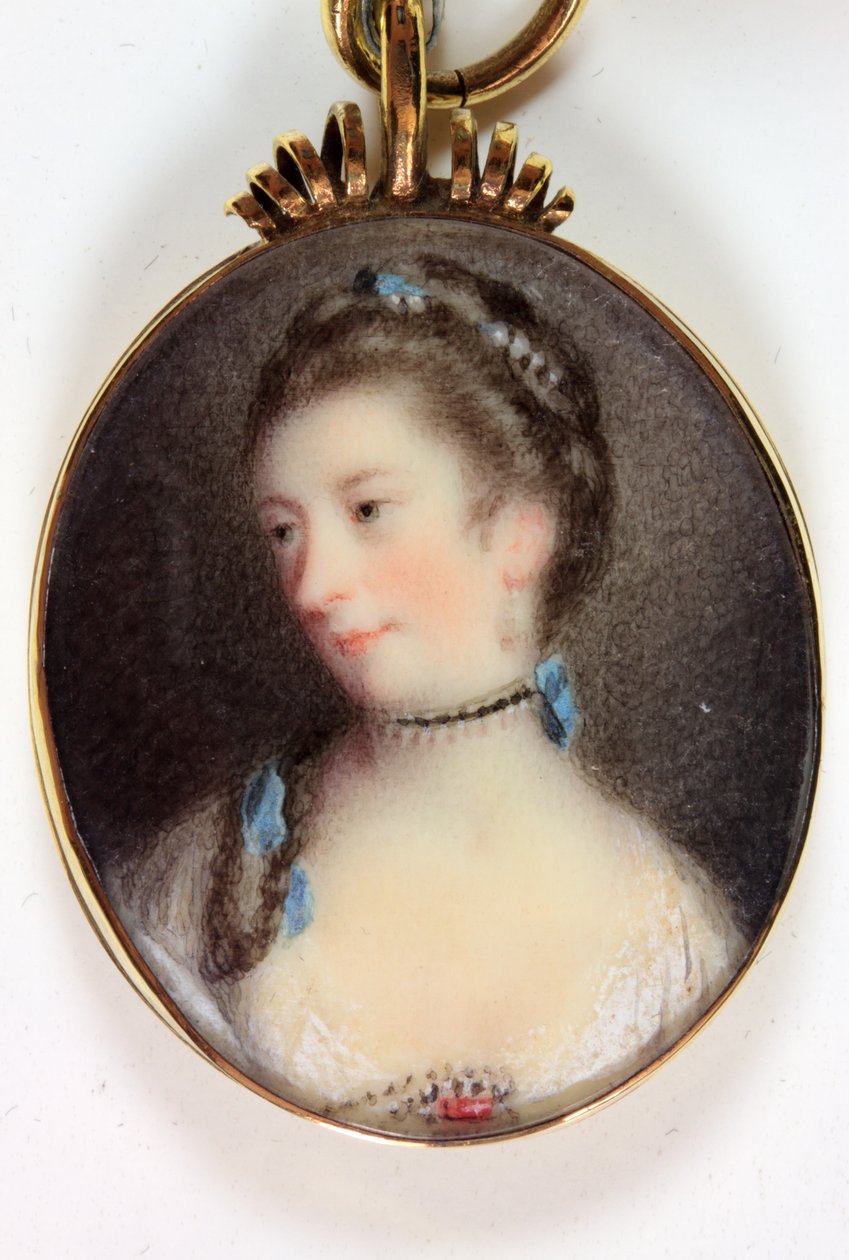 Lady Anne Campbell, hrabina Strafford (emalia) autorstwa Joshua (after) Reynolds