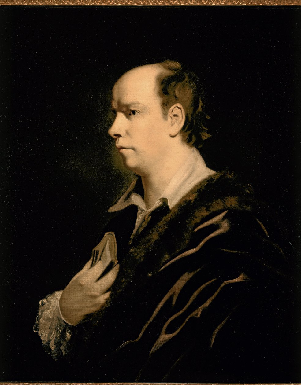 Oliver GOLDSMITH, Portret ok. 1770 (olej na płótnie) autorstwa Joshua (studio of) Reynolds