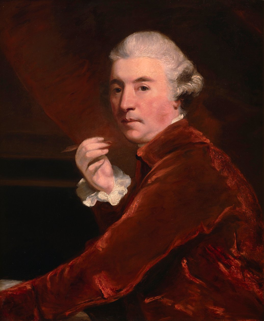 Sir William Chambers, c.1780 (olej na płótnie) autorstwa Joshua (studio of) Reynolds