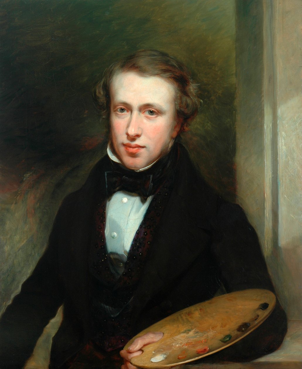 Autoportret, 1839 autorstwa Joshua Horner