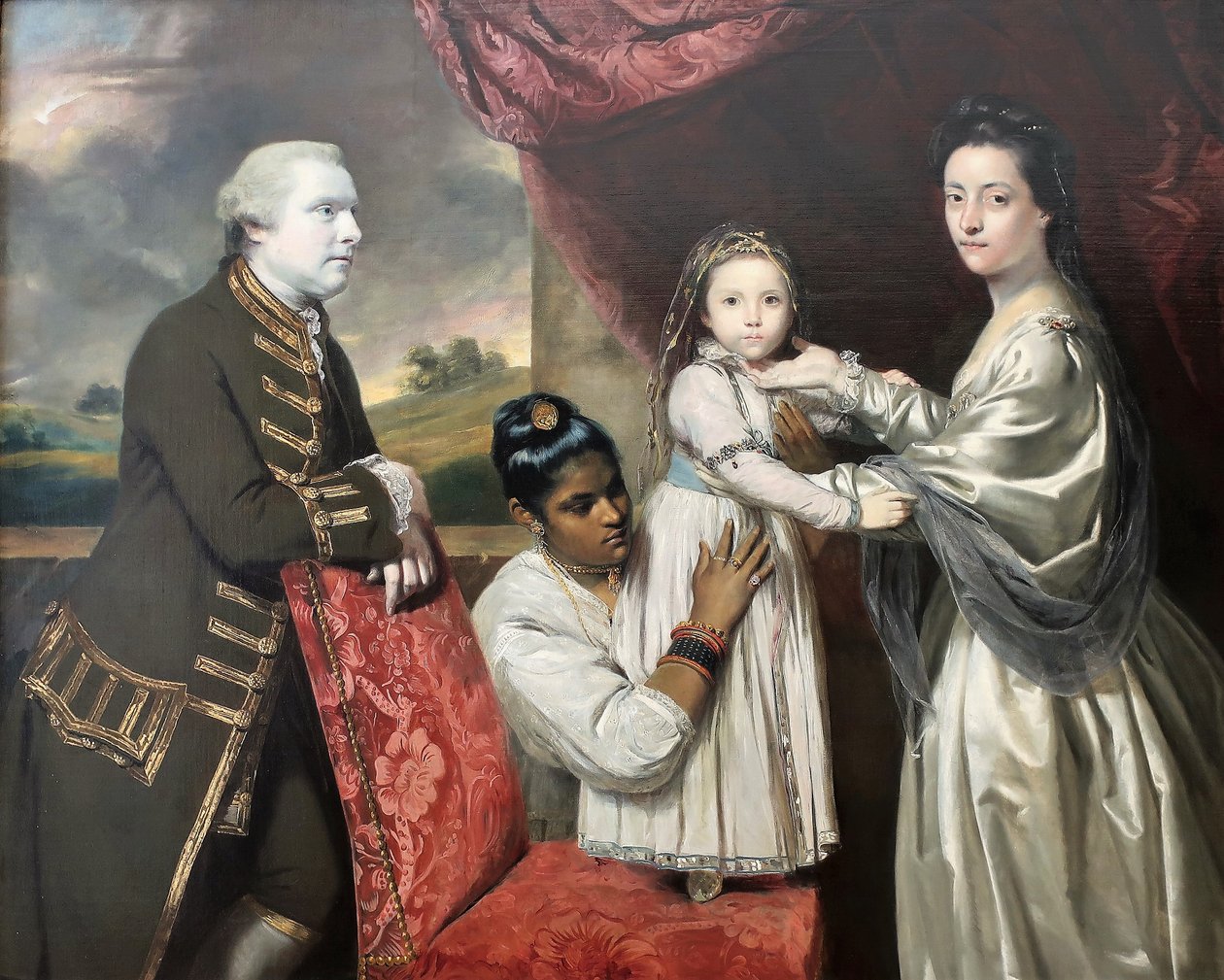 1765 Rodzina Reynolds Hancock autorstwa Joshua Reynolds