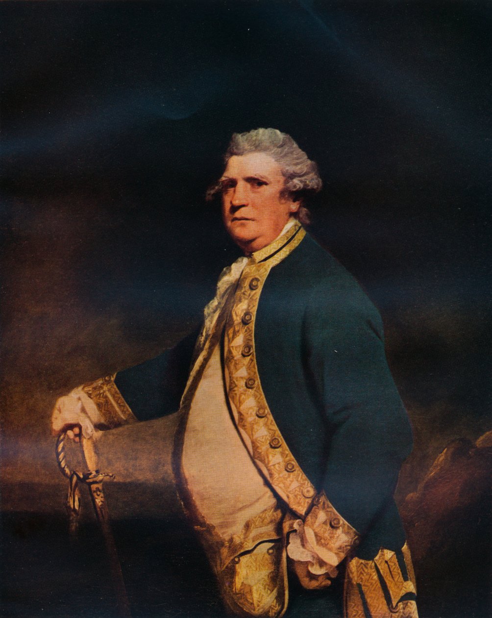 Augustus Keppel, wicehrabia Keppel, 1779 autorstwa Joshua Reynolds