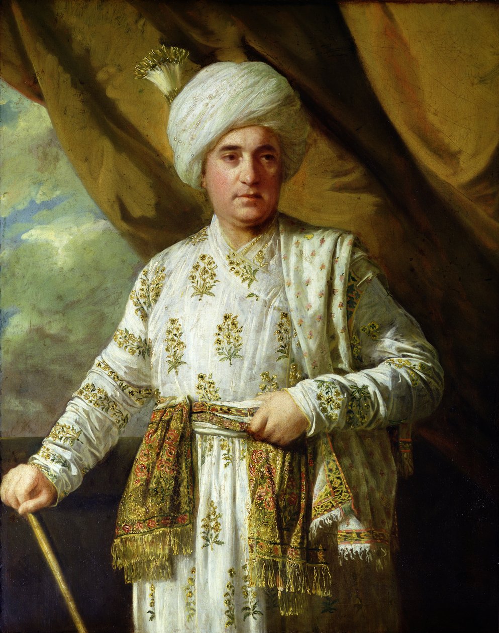 Kapitan John Foote z honorowej Kompanii Wschodnioindyjskiej autorstwa Joshua Reynolds