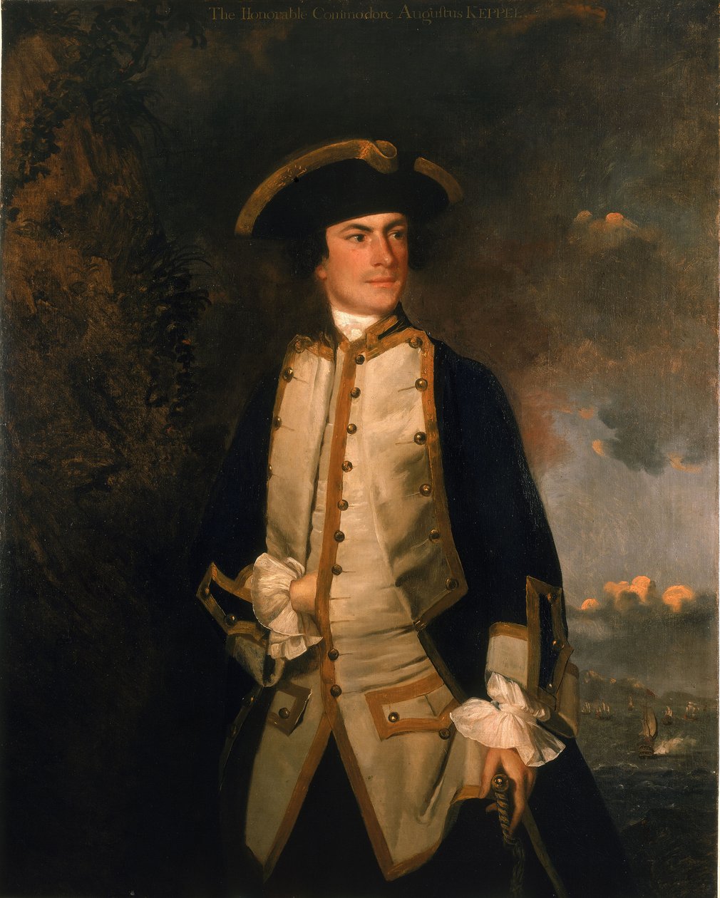 Komodor Augustus Keppel (1725-1786) autorstwa Joshua Reynolds