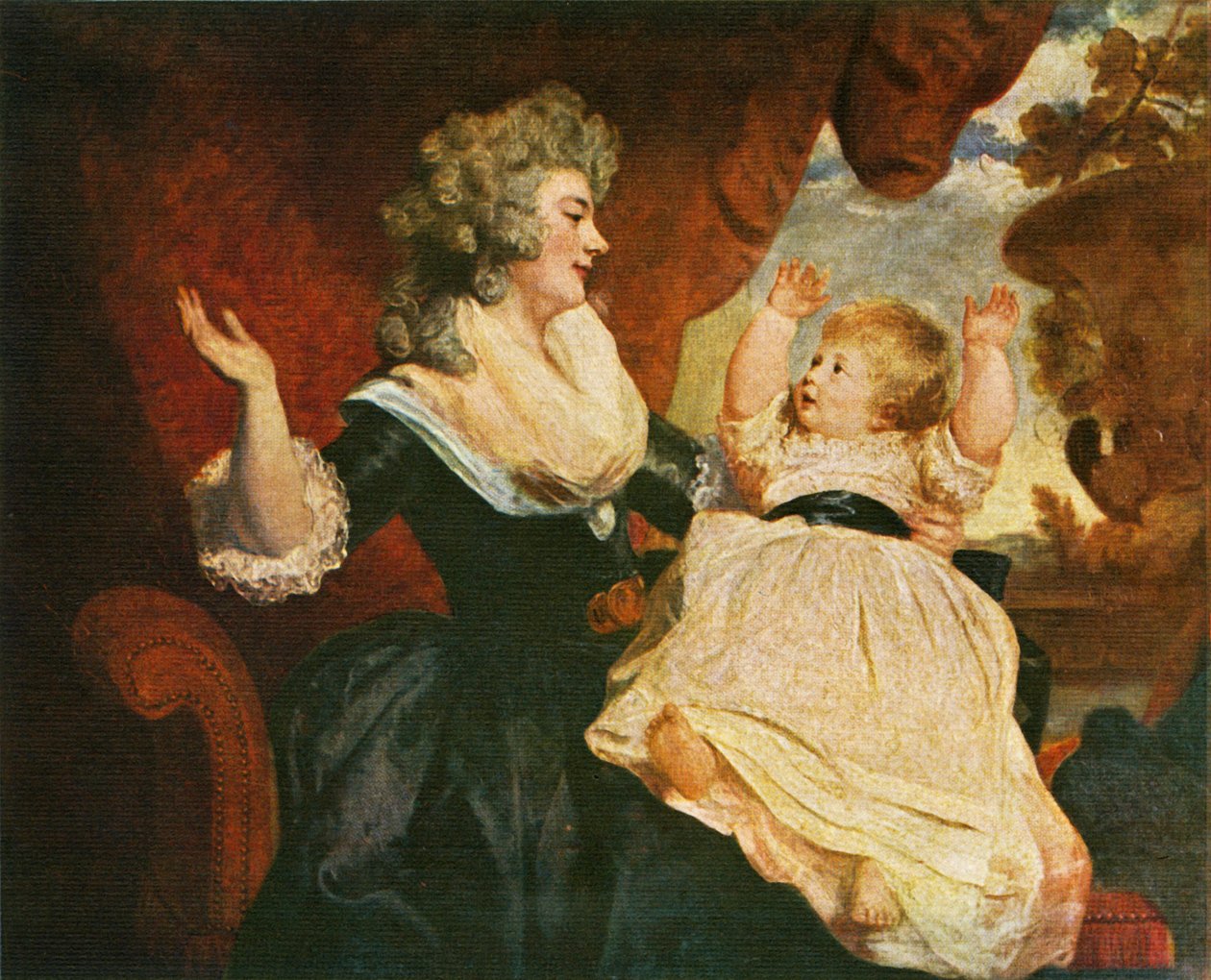 Księżna Devonshire i Dziecko, ok. 1786, ok. 1912 autorstwa Joshua Reynolds