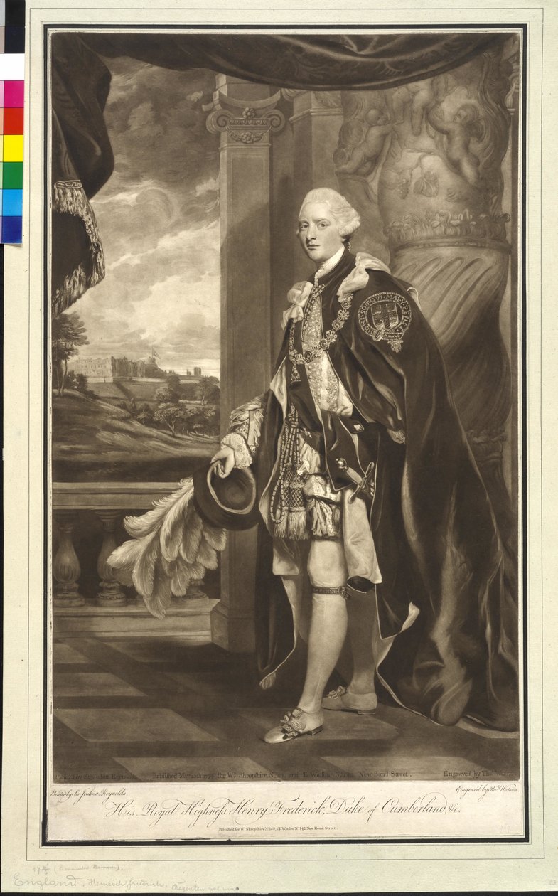 Książę Cumberland i Strathearn Henry Frederick autorstwa Joshua Reynolds