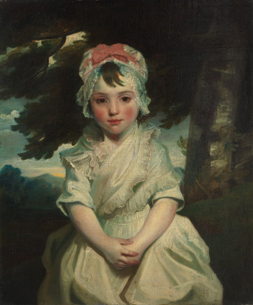 Georgiana Augusta Frederica Elliott 1782-1813, później lady Charles Bentinck, 1784. autorstwa Joshua Reynolds
