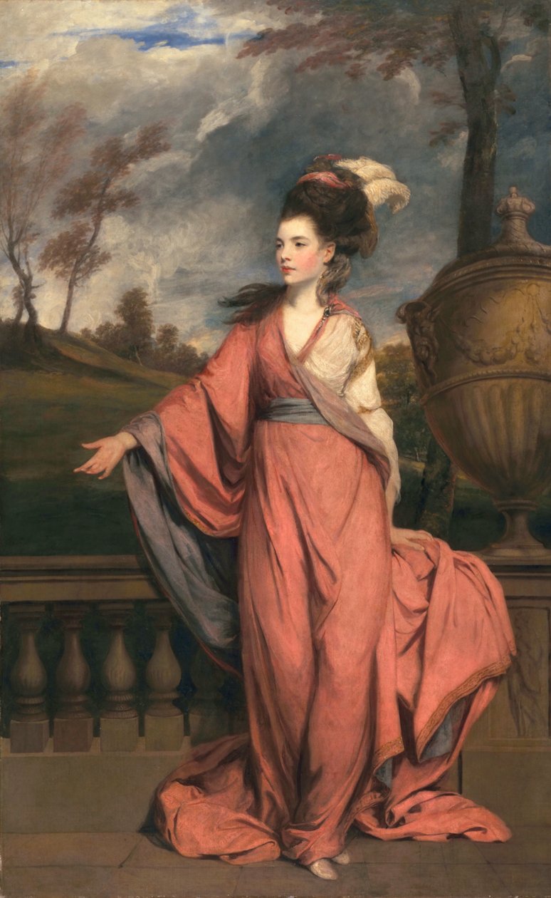 Jane Fleming, później hrabina Harrington, ok. 1778-79 (olej na płótnie) autorstwa Joshua Reynolds