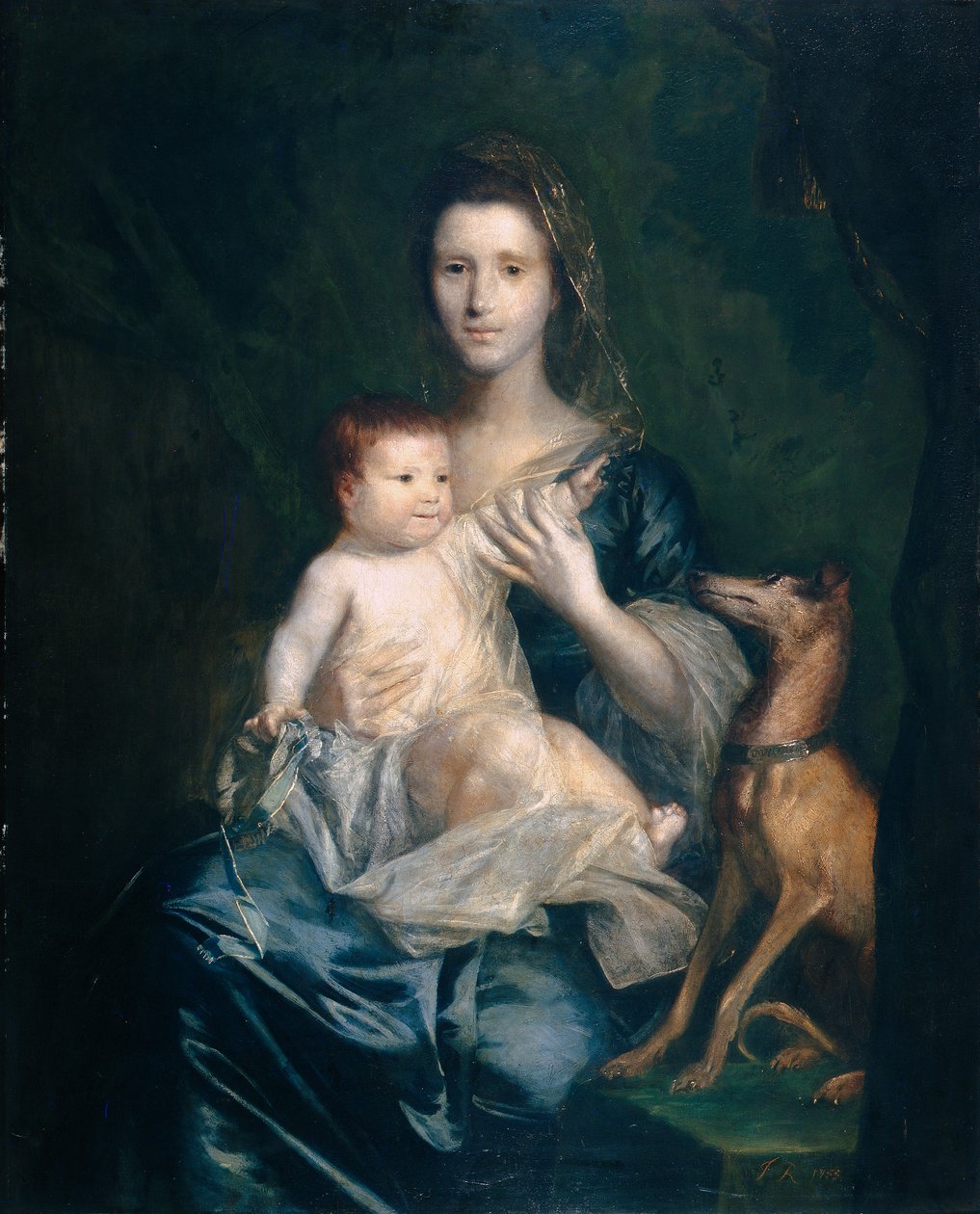 Jane Hamilton, żona 9. lorda Cathcarta i jej córka Jane, późniejsza księżna Atholl autorstwa Joshua Reynolds
