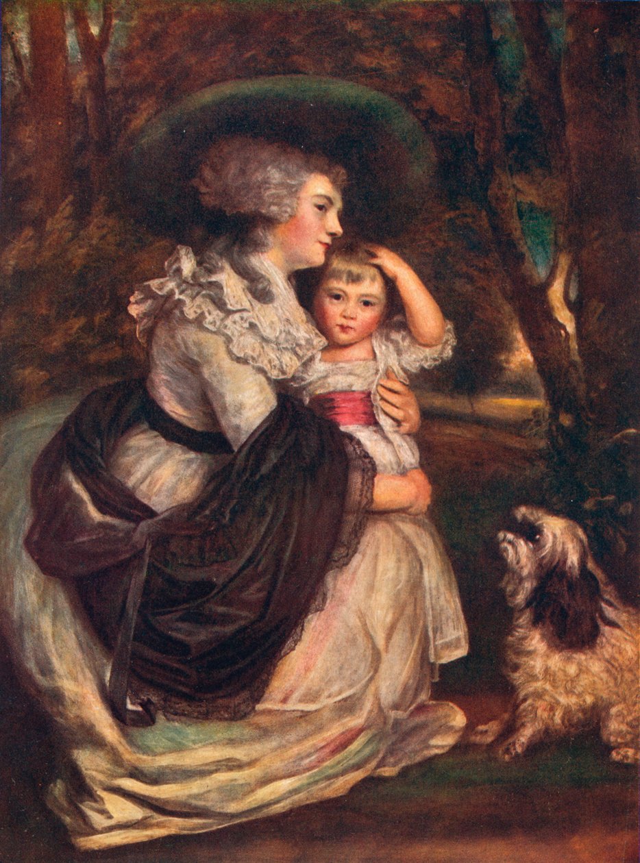 Lavinia, hrabina Spencer 1762-1831 i John Charles Spencer, wicehrabia Althorp 17821845, 1906 autorstwa Joshua Reynolds