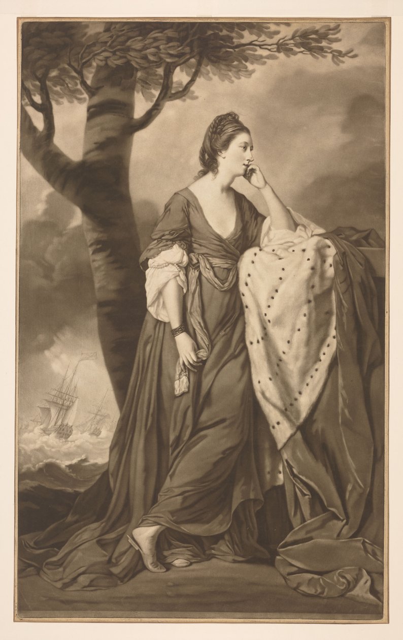 Mary Bertie, księżna Ancaster i Kesteven autorstwa Joshua Reynolds