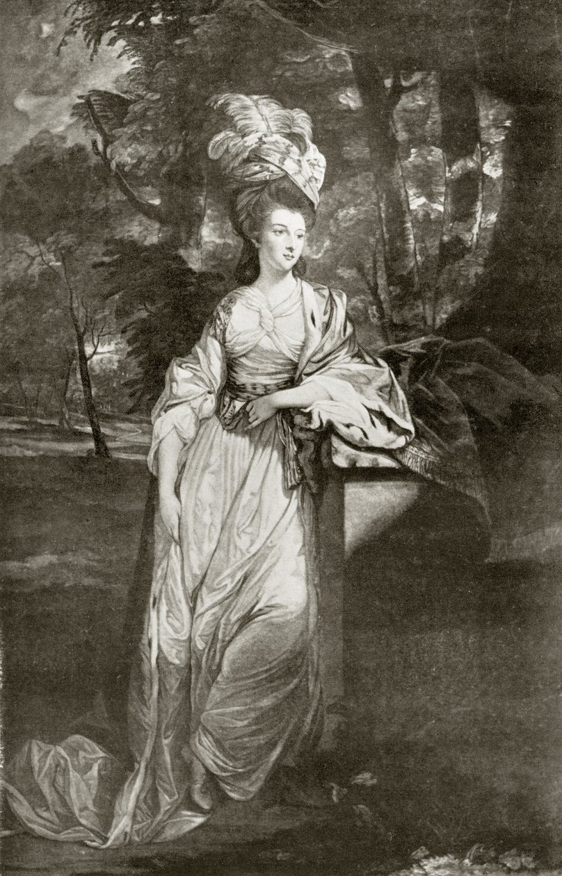 Mary Isabella Somerset, księżna Rutland, grawerowane przez Valentine