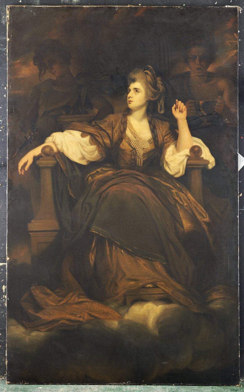 Pani Siddons jako „Tragiczna muza” autorstwa Joshua Reynolds