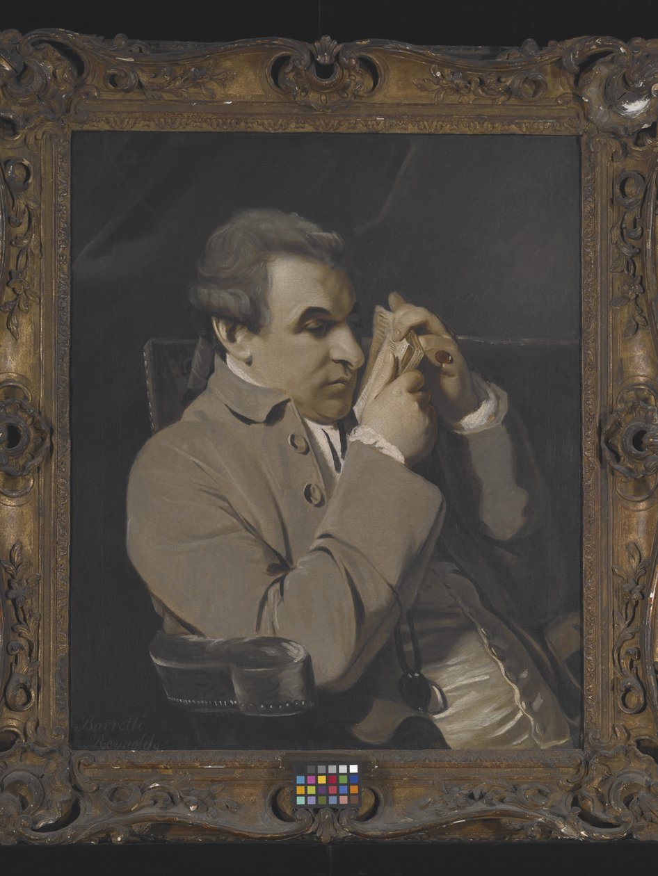 Portret Josepha Barettiego (olej na płótnie) autorstwa Joshua Reynolds