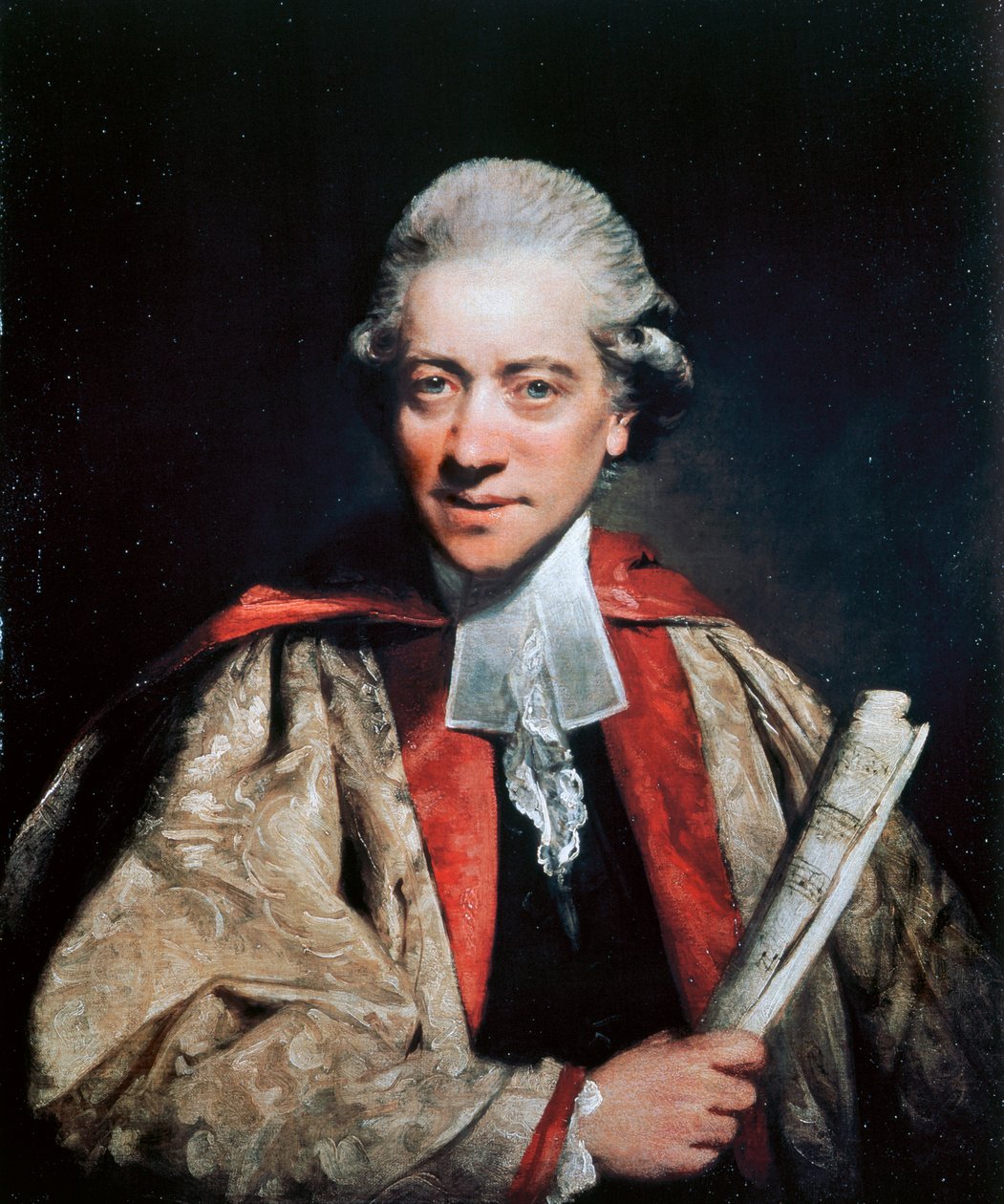 Portret Charlesa Burneya (1726-1814), kompozytora, organisty i historyka muzyki autorstwa Joshua Reynolds