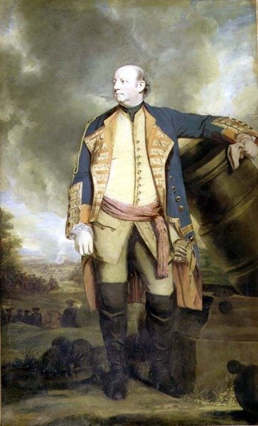 Portret Johna, markiza Granby w mundurze pułkownika Królewskiego Pułku Gwardii Konnej, c.1770 autorstwa Joshua Reynolds