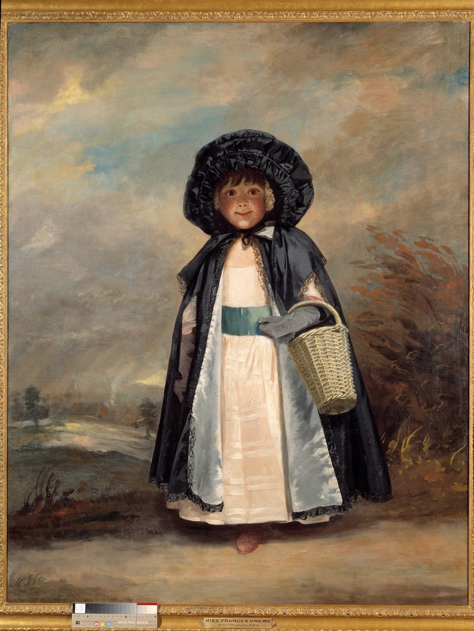 Portret Miss Frances Crewe Portret Frances Anne (Greville), Lady Crewe (zm. 1818) i żony Johna Crewe. obraz Joshuy Reynoldsa (1723-1792) autorstwa Joshua Reynolds