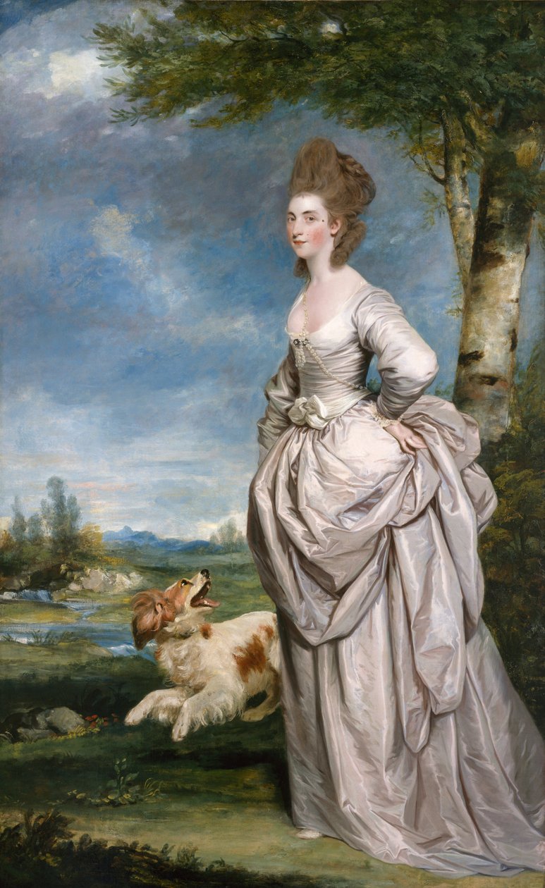 Portret pani Elizeusza Matthew. 1777 autorstwa Joshua Reynolds