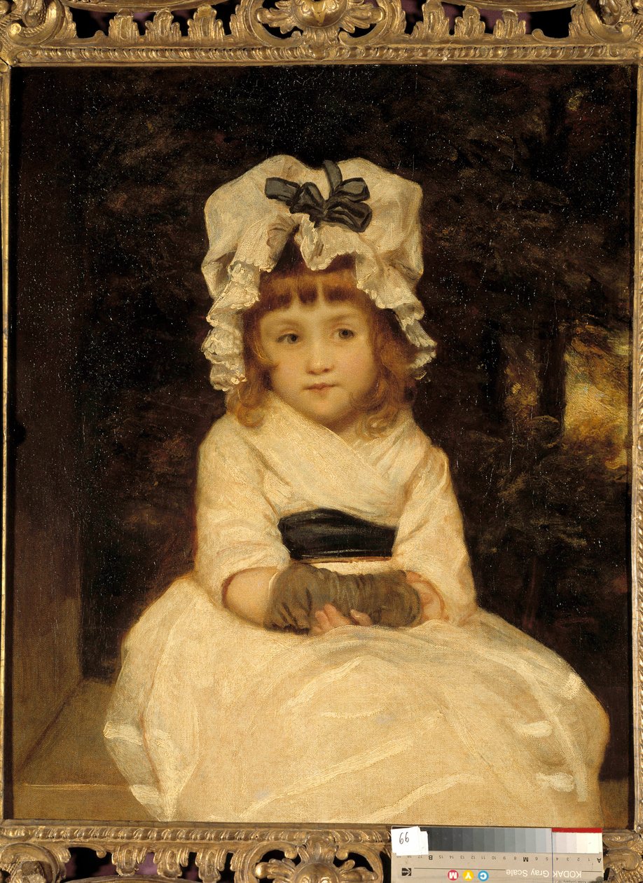 Portret Penelope Boothby Mała dziewczynka wygląda bardzo mądrze. Obraz Joshuy Reynoldsa (1723-1792), ok. 1788 Kolekcja prywatna autorstwa Joshua Reynolds