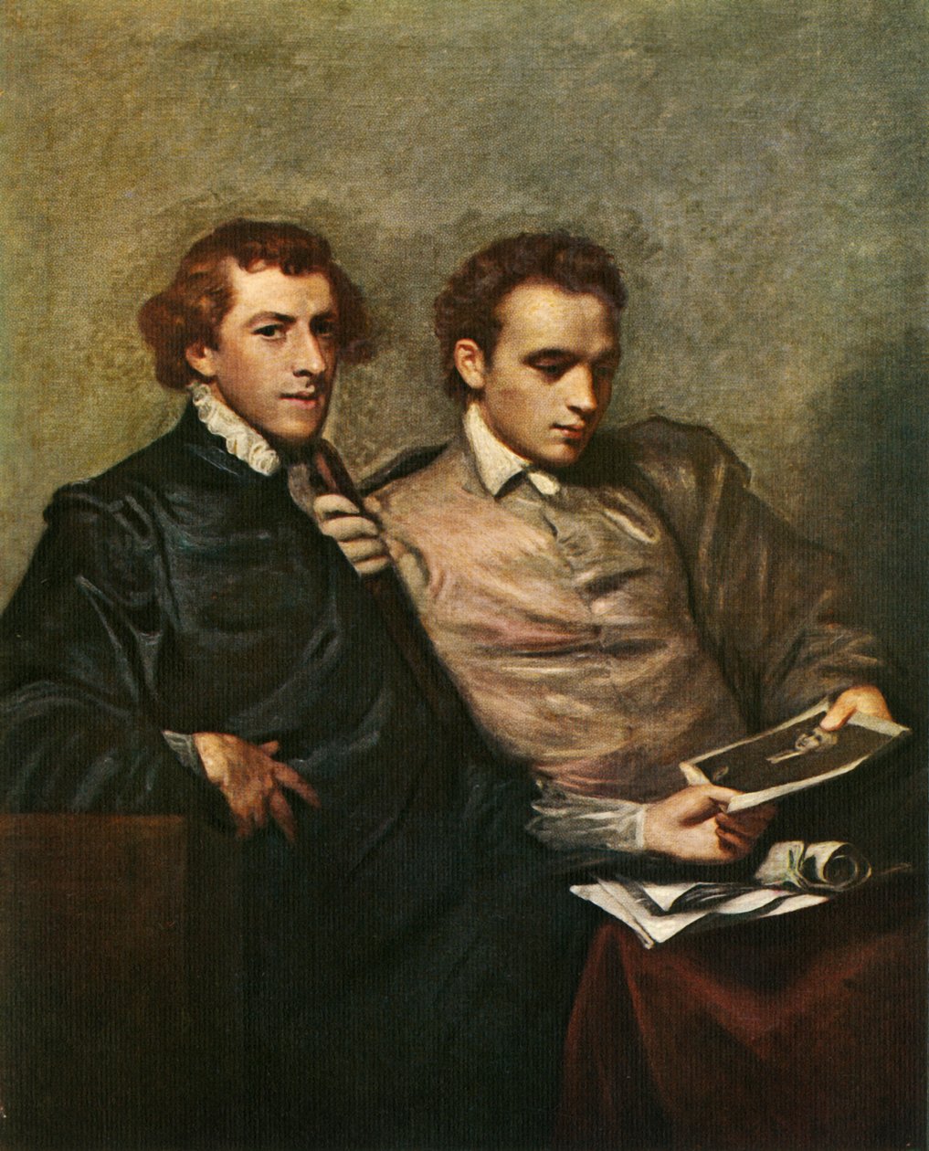 Portret dwóch dżentelmenów, c1778, c1912 autorstwa Joshua Reynolds