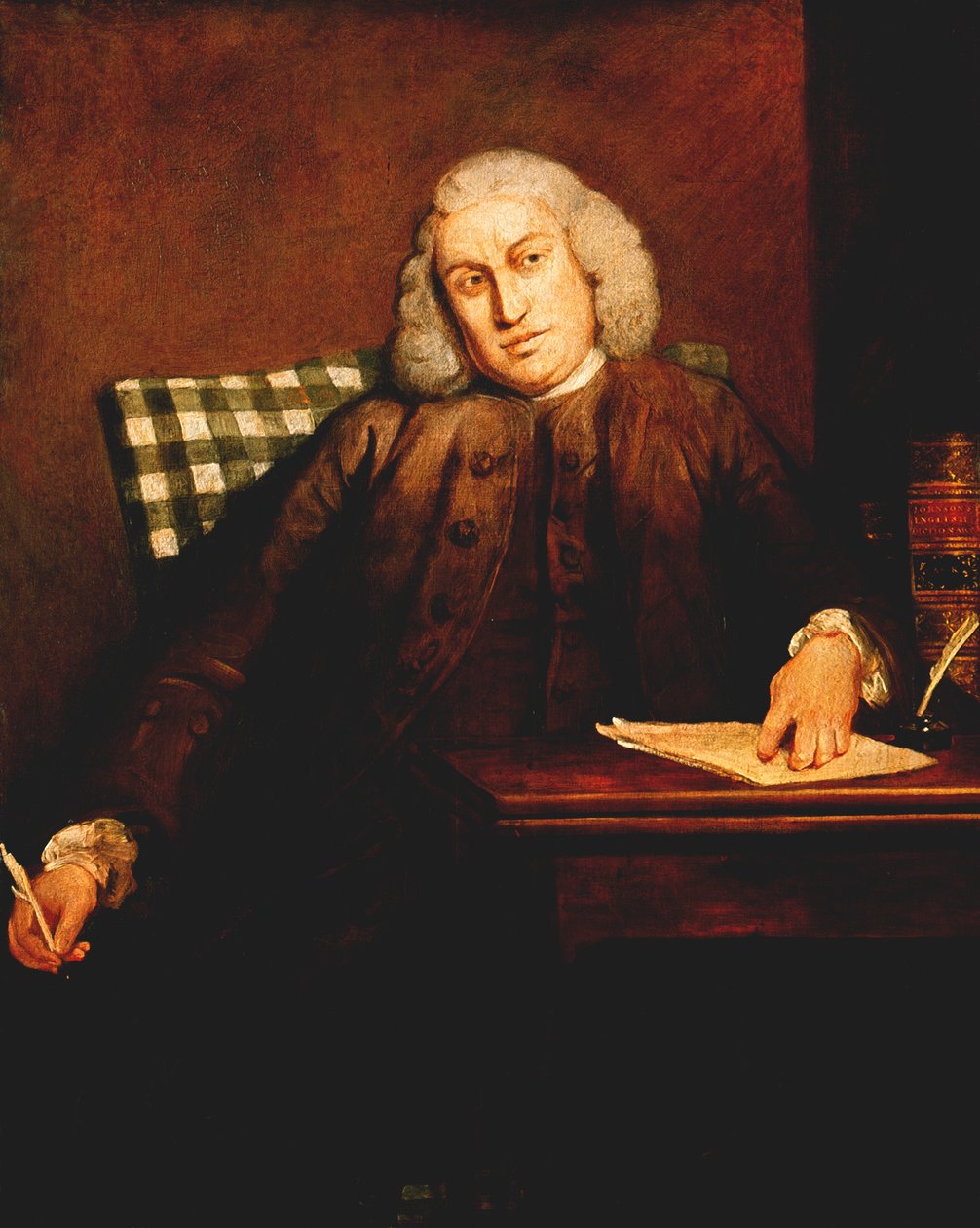 Samuel Johnson, angielski literat, 1756-1757 autorstwa Joshua Reynolds