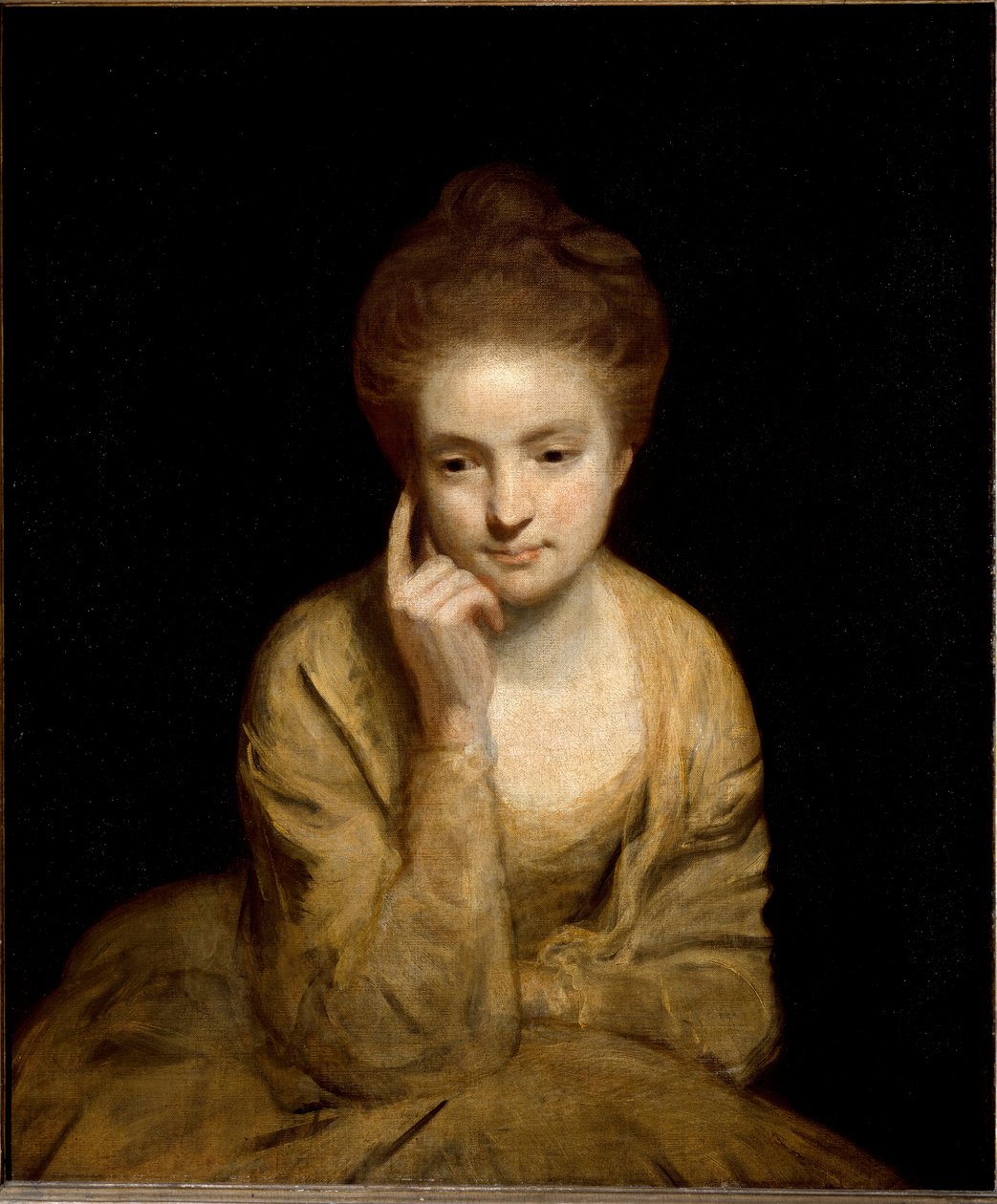 Studium do portretu młodej kobiety (malarstwo) autorstwa Joshua Reynolds